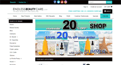Desktop Screenshot of endlessbeautycare.com
